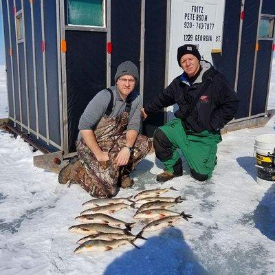 Ice Fishing on the Bay