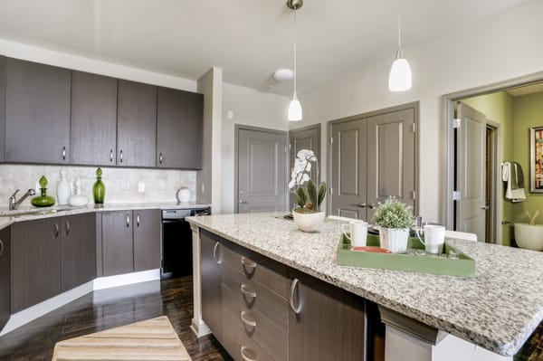 Large kitchen islands for ample prep space