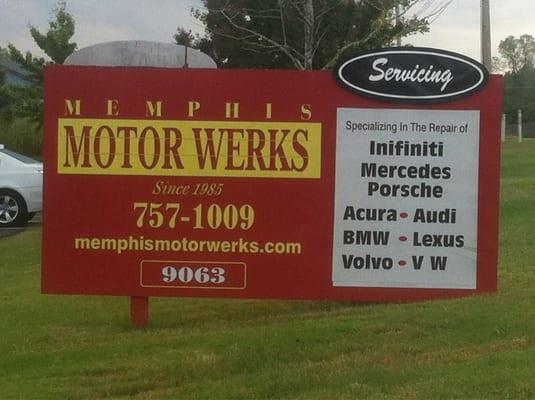 Finally found a great auto repair shop! Memphis Motor Werks: fast, friendly, honest, affordable.