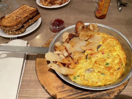 Greek Sausage Special Omelette