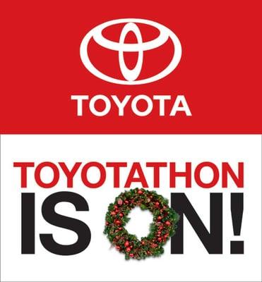 Toyotathon is ON! Come by for great deals!