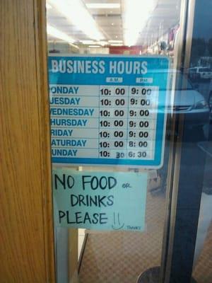 store hours