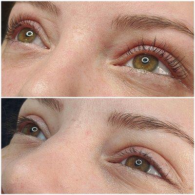 Keratin Lash Lift Infusion.