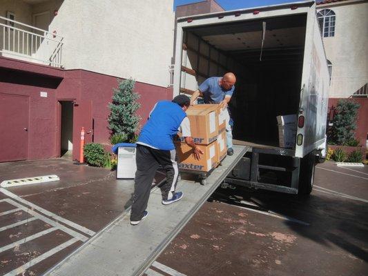 LOADING A TRUCK