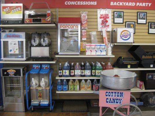 Concession Equipment and supplies