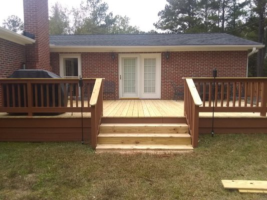 Replaced all decking