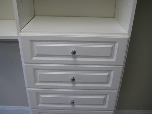 Raised Panel Drawers