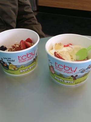 TCBY frozen yogurt