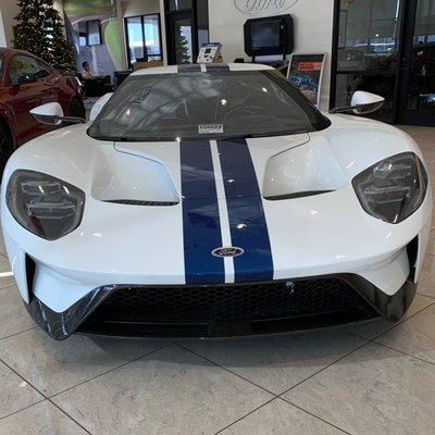 Ford GT in the showroom