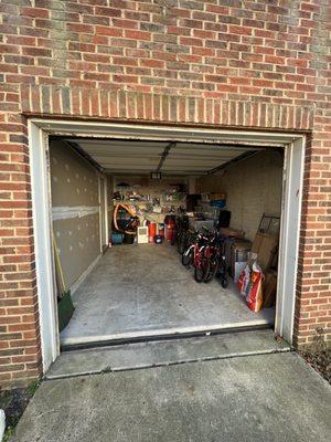 Garage organizing