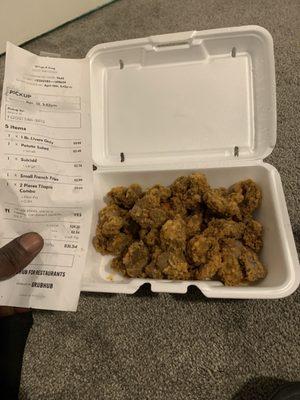 I. Ordered liver and got gizzards