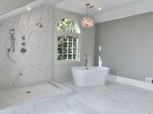 Master bath revision, McLean