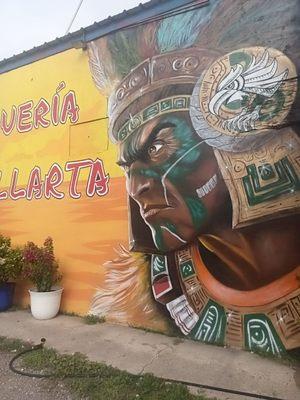 Great warrior mural