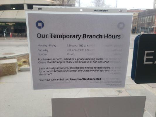 Chase bank hours