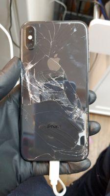 iPhone X rear glass repair