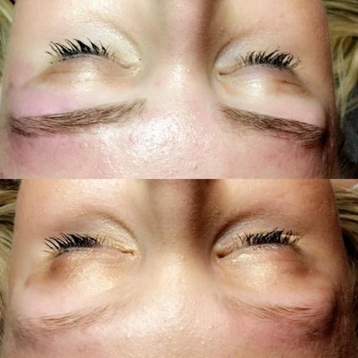 Before & After ::. Eyebrow Wax & Tint