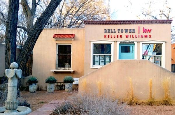 Outside of Bell Tower office building at 211 East Palace, Santa Fe, NM