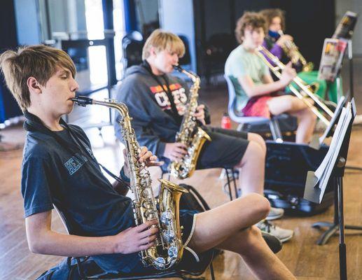 Our Middle and High School music program allows our students to explore their passions and learn more about music.