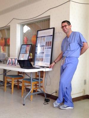 Dr. Hannum educating everyone on Peripheral Arterial Disease and Varicose Vein treatment options! 407-518-4982