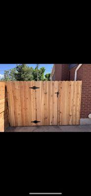 Fence and gate remodel