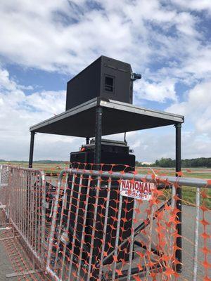 My "unobstructed view" from the premium photo pit at the New York Airshow as Stewart International airport on Saturday July 1 2017