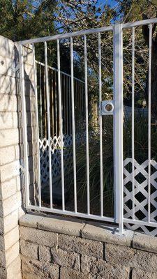 Fantastic quality and fit with this custom welded gate