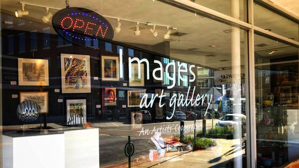 Gallery front window view