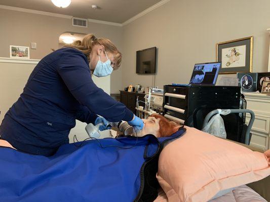 X-Ray portable device procedure