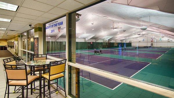 10 indoor Tennis Courts