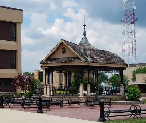 Gazebo on the plaza