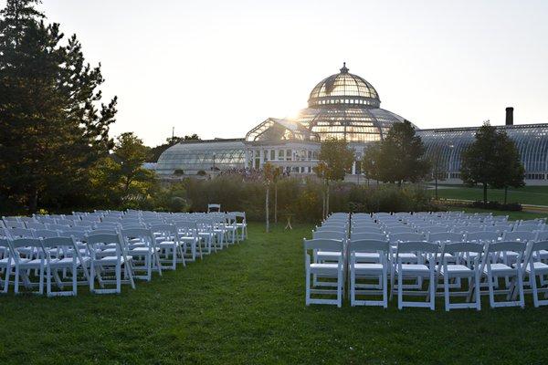 Wedding Ceremony at a zoo