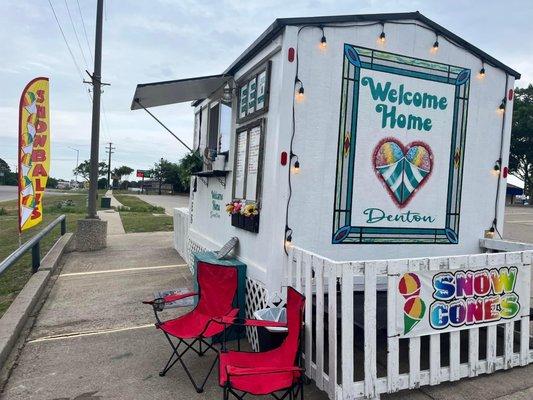 Welcome Home Denton Snow Cones