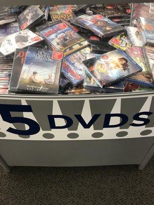 $5 DVD's- some solid options in there!