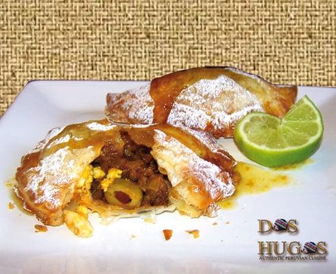 Dos Hugos'   
 brSignature Empanadas:
 brBeef, Chicken