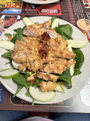 Chicken, Spinach & Apple Salad