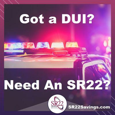 SR-22 Auto Insurance Savings!