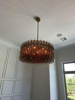 Chandelier install