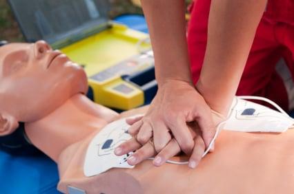 CPR training now includes critical use of an AED - Automated External Defibrillator.