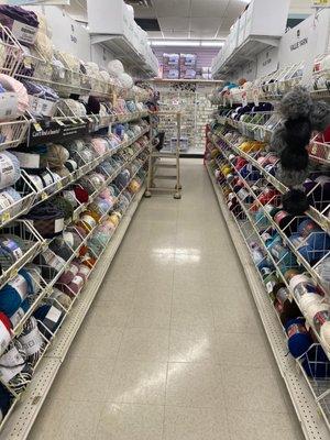 Yarn aisle