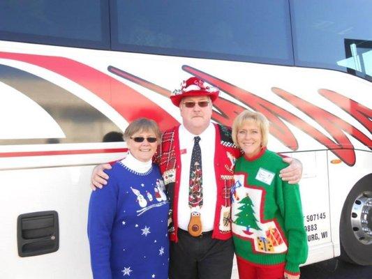 Our festive driver & tour leaders