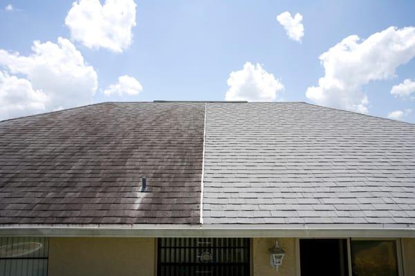 Not only does algae growth make your roof look dirty and dingy, but the algae loosens the granules of the shingle over time a...