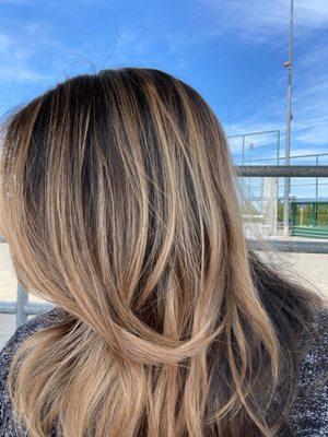 Balayage foils