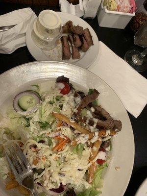 Steak salad