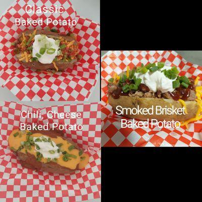 We have bake potatoes everyday. I highly recommend the Smoked Brisket Potato.