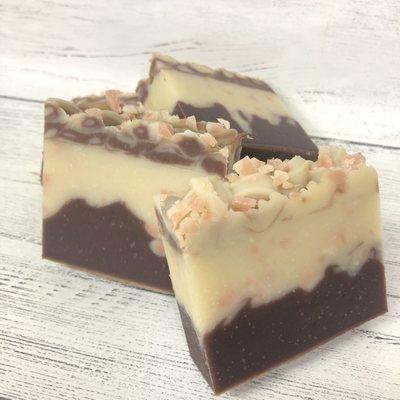 Peppermint Bark - chocolate bottom with peppermint top