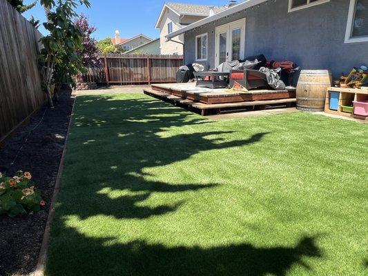 Turf installation