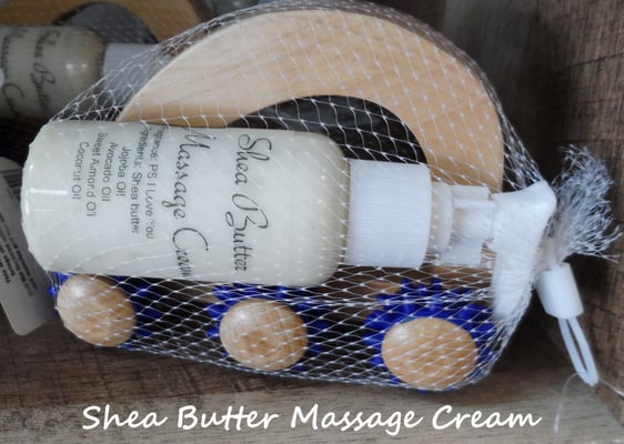 100% All natural massage cream.