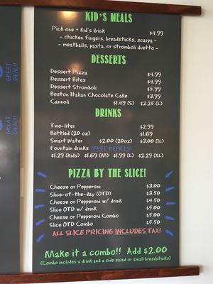 Menu board 4