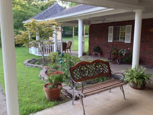 Front Porch @Azalea House Bed and Breakfast.  http://www.azaleahousebandb.com/