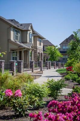 Streetscape in Legend at Villebois in Wilsonville, Oregon